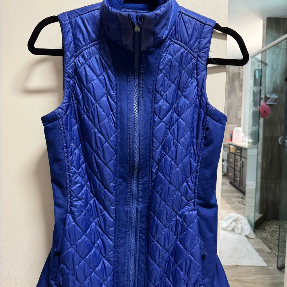 Athletica Blue Quilted Vest